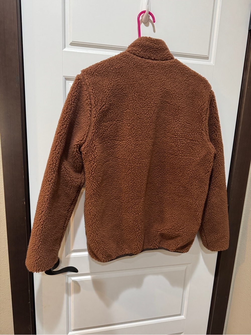 GAP Women’s Brown Sherpa Jacket| Fleece| Deep pile| Teddy| - Picture 3 of 3